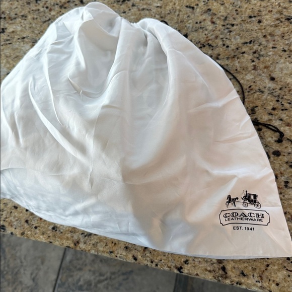 Coach Monochrome Floral Shoulder Bag - Picture 6 of 6